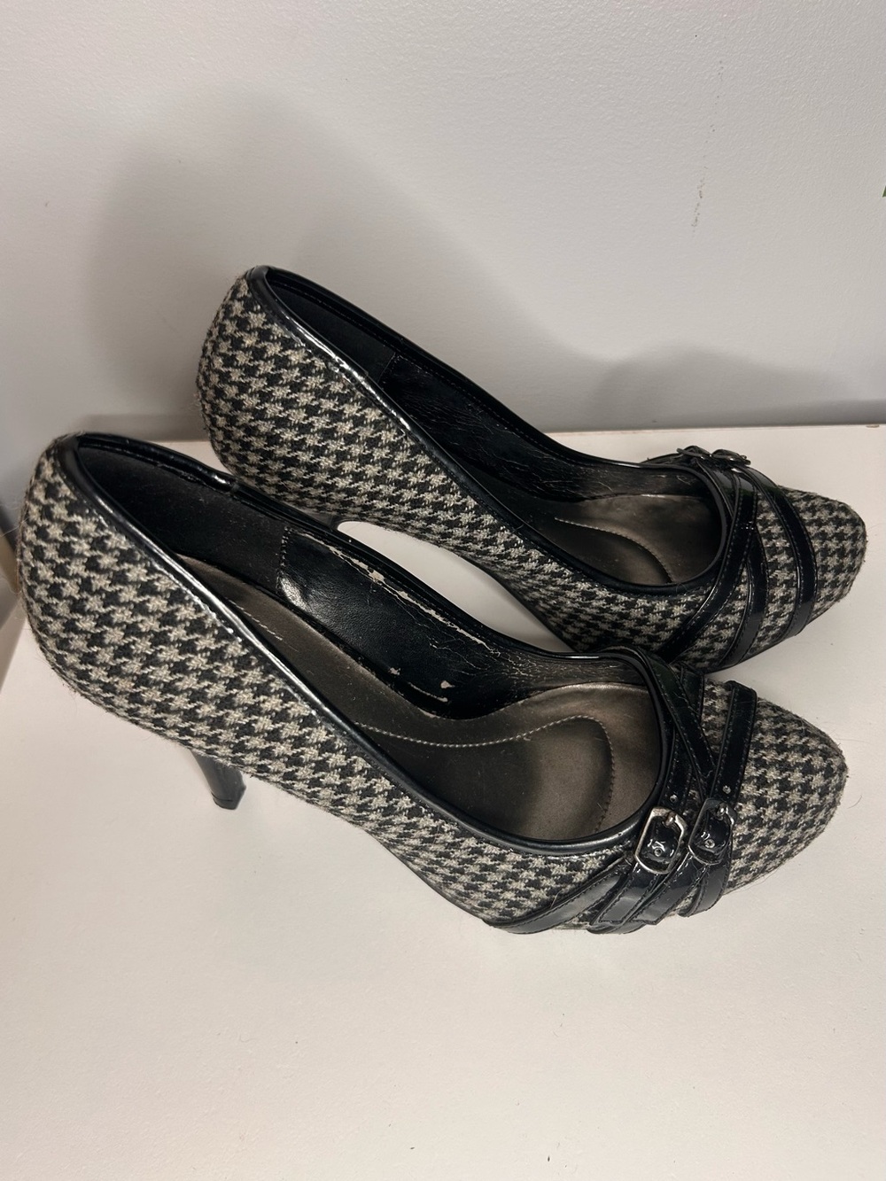 Apt 9 Black & Grey Houndstooth Women’s Dress Pumps